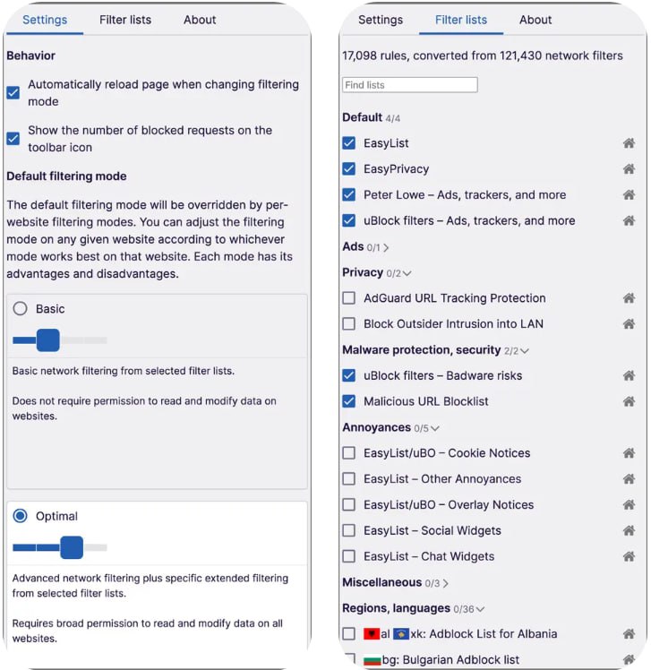 🧭 #应用限免 📂 软件名称：uBlock Origin Lite 🍏 支持平台：#iOS 18.0+ 📊 软件价格：免费 🪟 软件简介：一款基于浏览器内容屏蔽工具