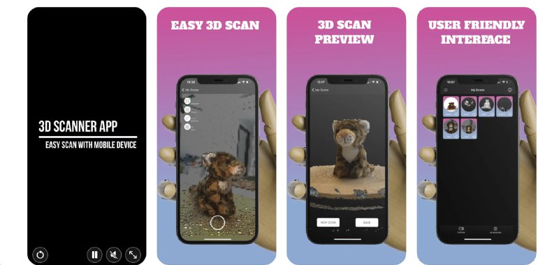 🧭 #应用限免 📂 软件名称：3D扫描仪 🍏 支持平台：#iOS 13.4+ 📊 软件价格：¥68.00 -> ¥0.00 🪟 软件简介：一款3D扫描应用
