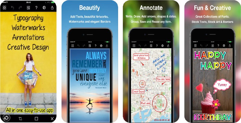 🧭 #应用限免 📂 软件名称：Mix on Pix - Text on Photos 🍏 支持平台：#iOS 16.4+ 📊 软件价格：内购限免 🪟 软件简介：一款在照片上添加文本的工具