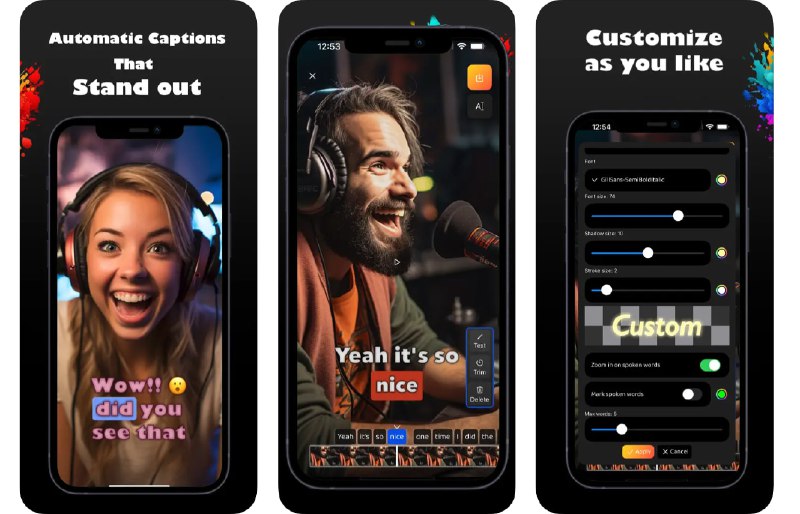 🧭 #应用限免 📂 软件名称：Easy Captions 🍏 支持平台：#iOS 16.0+ 📊 软件价格：¥68.00 -> ¥0.00 🪟 软件简介：一款字幕应用，可自动识别包含中文在内的多种语言并生成字幕