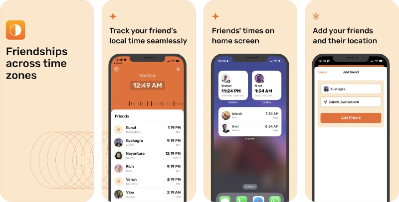 🧭 #应用限免 📂 软件名称：Orbitime - World clock widget 🍏 支持平台：#iOS 17.0+ 📊 软件价格：内购限免 🪟 软件简介：一款帮助您跨越不同时区，轻松保持联系的应用工具