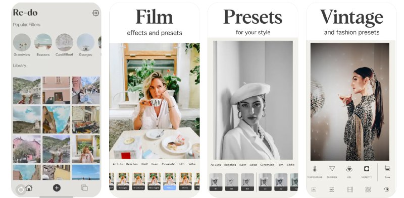 🧭 #应用限免 📂 软件名称：Setty Retro Film Dust Editor 🍏 支持平台：#iOS 15.6+ 📊 软件价格：内购限免 🪟 软件简介：一款由著名肖像摄影师Katherine Spooner创建的滤镜应用，提供了专业的Lightroom预设，让您可以用她独特的风格增强照片显示效果