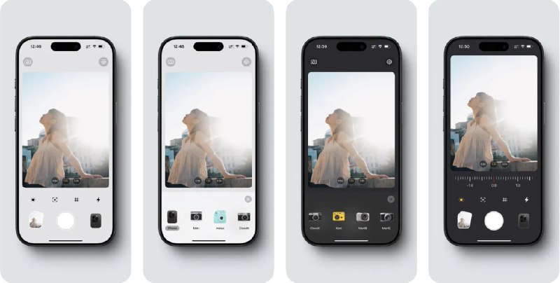 🧭 #应用限免 📂 软件名称：CamFun - 质感胶片相机 🍏 支持平台：#iOS 17.0+ 📊 软件价格：内购限免 🪟 软件简介：一款模拟多种胶片滤镜的相机应用，让您能够轻松拍摄出具有质感的胶片效果照片，无需繁琐的后期修图操作