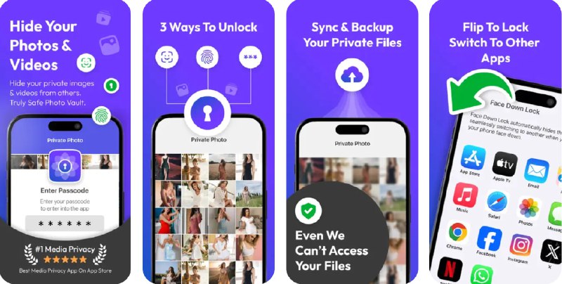 🧭 #应用限免 📂 软件名称：iSafe : 私密相册管家 保险箱 - 加密相册 隐私空间 🍏 支持平台：#iOS 14.0+ 📊 软件价格：内购限免 🪟 软件简介：一款保护私密照片和视频的应用