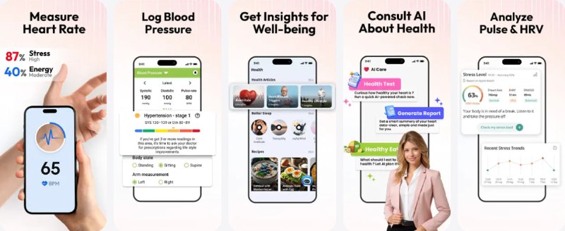 🧭 #应用限免 📂 软件名称：心率监测器 - 心跳 🍏 支持平台：#iOS 14.0+ 📊 软件价格：内购限免（注意：点击订阅界面上方有个透明的lifetime选项-continue，不要点击 try free） 🪟 软件简介：一款综合性健康监测应用，可实时检测血压和脉搏，跟踪压力、监测心脏健康