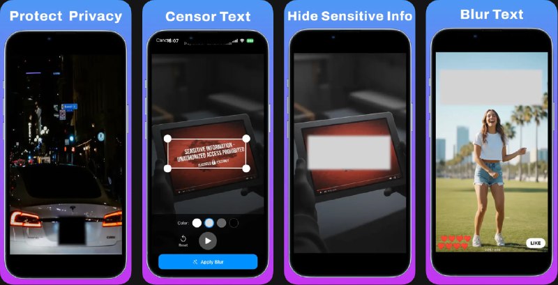 🧭 #应用限免 📂 软件名称：Video Text Remover Pro 🍏 支持平台：#iOS 17.6+ 📊 软件价格：内购限免 🪟 软件简介：一款专门用于去除视频中文字和遮挡元素的工具，可快速清除视频中的文字、字幕、水印、说明性叠加内容等