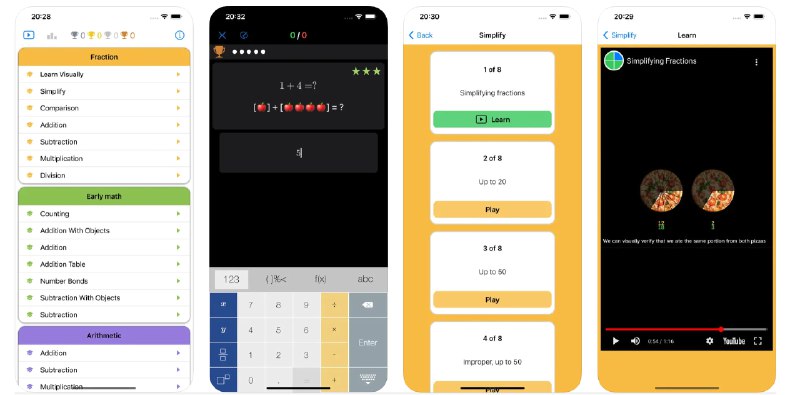 🧭 #应用限免 📂 软件名称：Unlimited Math Problems 🍏 支持平台：#iOS 13.0+ 📊 软件价格：¥22.00 -> ¥0.00 🪟 软件简介：一款为数学初学者设计的应用，该应用生成各种数学问题，涵盖算术、分数、数论、小数和三角学等多个主题