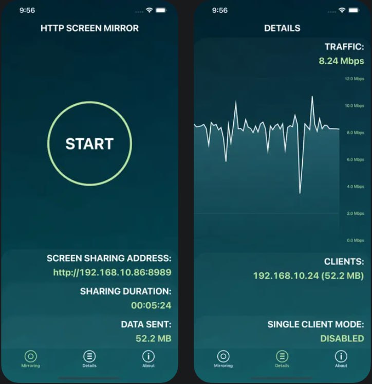 🧭 #应用限免 📂 软件名称：Http Screen Mirror 🍏 支持平台：#iOS 14.1+ 📊 软件价格：¥15.00 -> ¥0.00 🪟 软件简介：一款允许用户将 iPhone 屏幕共享到连接同一局域网的其他设备的应用