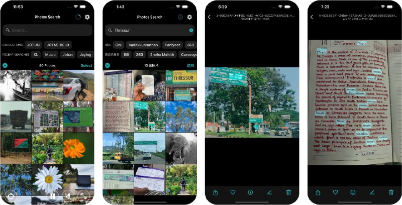 🧭 #应用限免 📂 软件名称：Photos Search by Fluntro 🍏 支持平台：#iOS 17.0+ 📊 软件价格：¥38.00 -> ¥0.00 🪟 软件简介：一款强大的照片管理应用，提供快速、智能的照片搜索功能