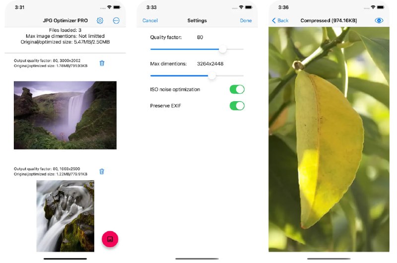 🧭 #应用限免 📂 软件名称：JPG Optimizer PRO 🍏 支持平台：#iOS 15.6+ 📊 软件价格：¥28.00 -> ¥0.00 🪟 软件简介：一款图像优化应用，可以减少图片文件的大小而不损失质量