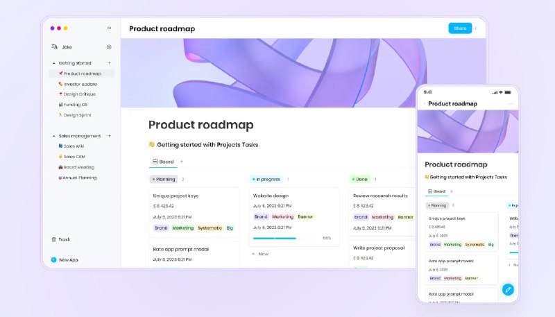 🧭 #优质应用  📂 软件名称：appflowy 🍏 支持平台：#iOS #macOS #Windows 📊 软件价格：免费 🪟 软件简介：一款开源的 Notion 替代产品，提供丰富的文本编辑功能，支持插件、模板、主题等功能，您还可以在表格、看板、日历等多种形式中组织和可视化数据