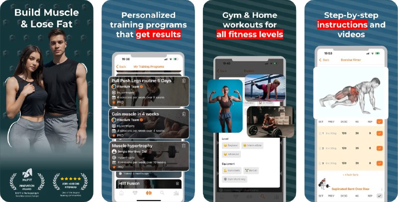🧭 #应用限免 📂 软件名称：FITENIUM - Gym Workout Planner 🍏 支持平台：#iOS 13.4+ 📊 软件价格：内购限免 🪟 软件简介：一款专为健身指导应用