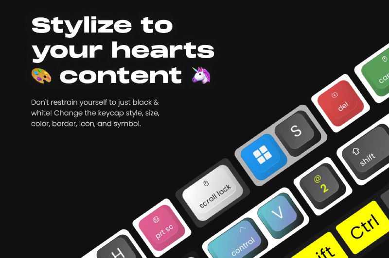 🧭 #优质应用 📂 软件名称：Keyviz 🍏 支持平台：#macOS #Windows 📊 软件价格：免费 🪟 软件简介：一款按键显示应用，可实时可视化您的按键和鼠标操作，帮助您在进行屏幕录制、演示或协作时让观众明白您的操作流程，您可以自定义按键显示的颜色、大小、位置、图标以及动画效果等，帮助您实现最佳的演示效果 🕸 软件下载：点击下载