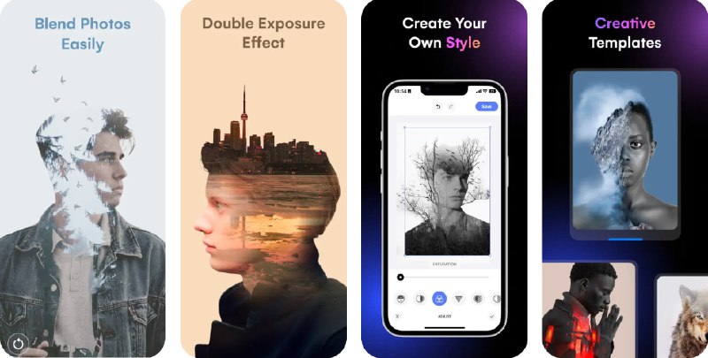 🧭 #应用限免 📂 软件名称：Blend Photos 🍏 支持平台：#iOS 15.0+ 📊 软件价格：内购限免（点击change plan 后选择lifetime 确认价格为0） 🪟 软件简介：一款照片创意拼接与混合工具，内置多种模板和高级蒙版、滤镜，支持一键智能抠图、对象背景自动移除、形状蒙版和渐变融合等操作，让你轻松创作独特艺术照片