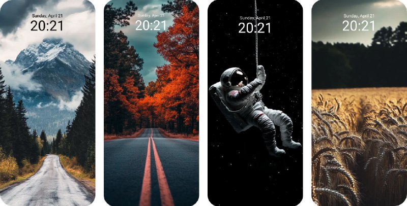 🧭 #应用限免 📂 软件名称：Wallpaper 4K & HD Backgrounds 🍏 支持平台：#iOS 12.0+ 📊 软件价格：￥22.00 -> ¥0.00 🪟 软件简介：一款壁纸应用，应用内收录了丰富多样的精美壁纸，涵盖自然风光、抽象艺术、城市风景及极简设计等多种风格，满足不同用户的个性审美