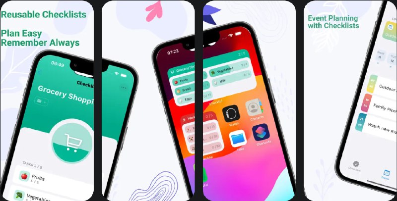 🧭 #应用限免 📂 软件名称：Recurring Checklist - Checkful 🍏 支持平台：#iOS 16.0+ 📊 软件价格：内购限免 🪟 软件简介：一款专为活动规划设计的应用，它提供可定制的检查清单、现成的模板、组织集合、事件提醒以及小部件功能，帮助您轻松管理活动