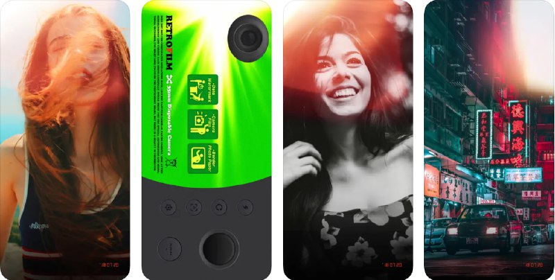 🧭 #应用限免 📂 软件名称：1888 Cam - Classic Film Camera 🍏 支持平台：#iOS 11.0+ 📊 软件价格：¥8.00 -> ¥0.00（仍有的内购是去广告，不影响功能） 🪟 软件简介：一款模拟胶卷相机的应用，该应用能模拟胶卷的粗糙、厚重的质感、色彩和温度，提供95种胶卷滤镜，创造出深邃的胶卷氛围