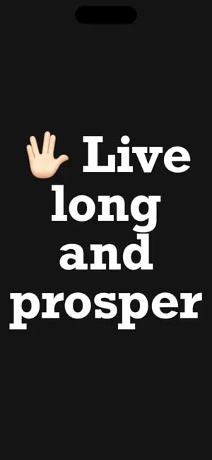 🧭 #优质应用 📂 软件名称：Make It Big 🍏 支持平台：#iOS 14.0+ 📊 软件价格：免费 🪟 软件简介：一款支持 iPhone、iPad 的大字显示应用，你输入什么字，它就显示什么字，很大，占满屏幕