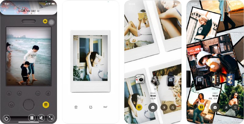 🧭 #应用限免 📂 软件名称：TOK CAM - 你的拍立得和复古胶片相机 🍏 支持平台：#iOS 10.0+ 📊 软件价格：¥60.00 -> ¥0.00（内购也限免） 🪟 软件简介：一款相机应用，提供40多种相机和胶卷选项，让您一键还原真实的胶卷拍摄体验，无需复杂的后期编辑，非常适合喜欢复古胶卷拍摄效果的用户使用