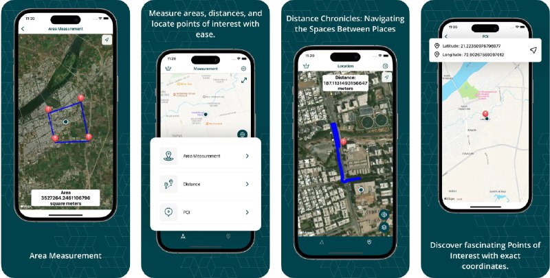 🧭 #应用限免 📂 软件名称：Easy Area : Land Area Measure 🍏 支持平台：#iOS 15.0+ 📊 软件价格：内购限免 🪟 软件简介：一款地图测量应用，您可以在地图上设置点位，软件会计算点之间的距离、围成的面积或是坐标，方便您了解周边环境