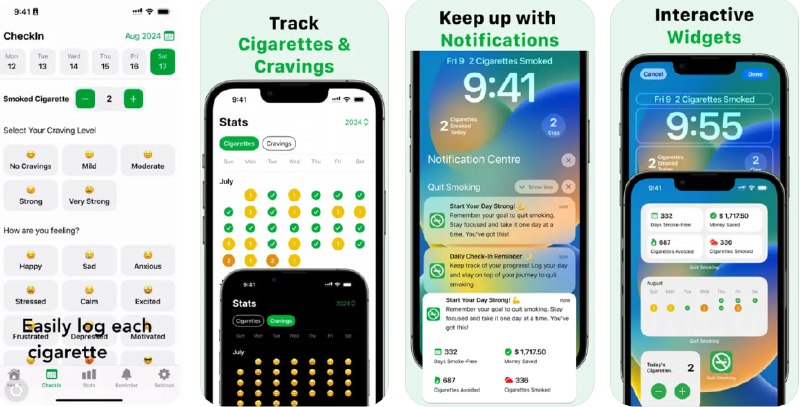🧭 #应用限免 📂 软件名称：抽烟有数 - 戒烟 🍏 支持平台：#iOS 17.0+ 📊 软件价格：内购限免 🪟 软件简介：一款帮助用户戒烟的应用，提供每日提醒，跟踪吸烟进度并激励用户坚持戒烟