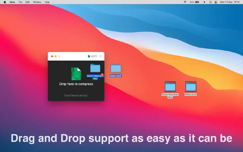 🧭 #优质应用 📂 软件名称：Keka 🍏 支持平台：#macOS  📊 软件价格：免费 🪟 软件简介：一款基于 7-Zip（7zz）与 BSDTAR 开源内核深度构建的 macOS 原生轻量级解压缩工具