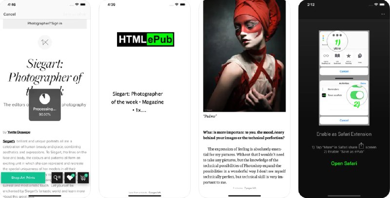 🧭 #应用限免 📂 软件名称：HTML2ePub 🍏 支持平台：#iOS 14.0+ 📊 软件价格：¥28.00 -> ¥0.00 🪟 软件简介：一款Safari扩展，可以将网页HTML分享为ePub文件，让您的手机变成电子书转换工具