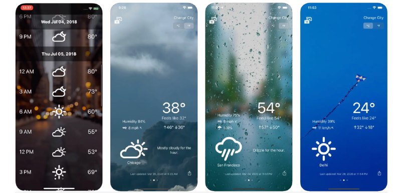 🧭 #应用限免 📂 软件名称：InstantWeather App 🍏 支持平台：#iOS 17.4+ 📊 软件价格：¥6.00 -> ¥0.00 🪟 软件简介：一款可定制的天气应用，您可以自定义不同天气条件的背景，支持通过小组件显示天气信息以及超局部的降雨预报