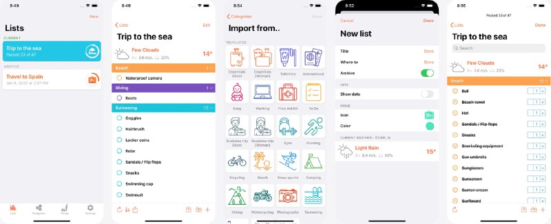 🧭 #应用限免 📂 软件名称：ToPack 🍏 支持平台：#iOS 15.6+ 📊 软件价格：￥22.00 -> ¥0.00 🪟 软件简介：一款旅行行李收拾助手应用，帮助您避免遗忘重要物品