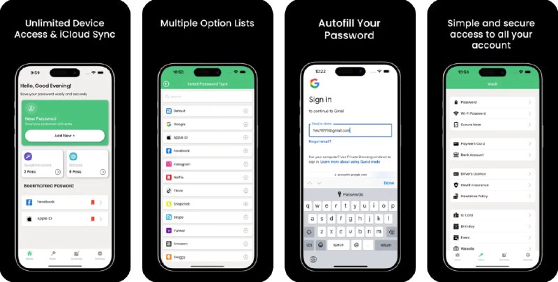 🧭 #应用限免 📂 软件名称：Vaultify - Password Manager 🍏 支持平台：#iOS 15.0+ #macOS 12.0+ 📊 软件价格：内购限免（设置完主密码就可以在设置页面看见升级界面） 🪟 软件简介：一款全面的密码管理工具，提供自动填充、密码历史查看、离线密码生成、多设备同步，以及利用生物识别技术轻松解锁访问等功能，还能您评估现有密码的强度，提示您更换弱密码，确保数字资产的安全