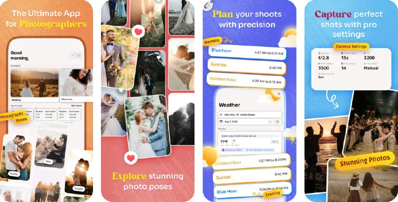 🧭 #应用限免 📂 软件名称：Posing 🍏 支持平台：#iOS 16.0+ 📊 软件价格：内购限免 🪟 软件简介：一款为摄影师设计的应用，提供超过 15,000 个模特姿势的详细描述和提示，帮助摄影师轻松找到适合任何场合的完美Pose，适用于肖像、情侣、家庭、时尚等多种场景