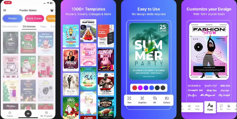 🧭 #应用限免 📂 软件名称：Poster Maker - Flyer Creator 🍏 支持平台：#iOS 12.0+ 📊 软件价格：内购限免（下载重启后，点击主页右上角礼物图标弹出限免内购） 🪟 软件简介：一款设计应用，帮助您轻松设计引人注目的宣传海报、传单、社交媒体帖子、拼贴、邀请函和卡片