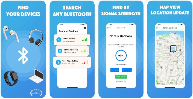 🧭 #应用限免 📂 软件名称：找到丢失的设备 - Earbuds Case Tracker 🍏 支持平台：#iOS 15.0+ 📊 软件价格：内购限免 🪟 软件简介：一款帮助您寻找丢失的无线耳机、电池盒、智能手表等蓝牙设备的应用