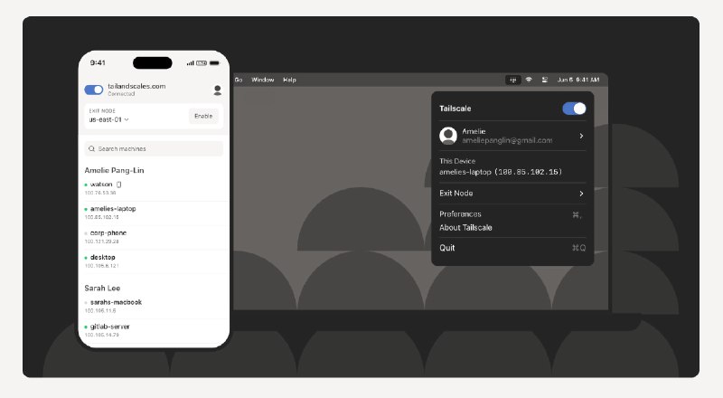 🧭 #优质应用 📂 软件名称：Tailscale 🍏 支持平台：#iOS 15.0+（外区） 📊 软件价格：免费 🪟 软件简介：一款基于 WireGuard 的异地组网应用，让您随时可以访问部署在内网的应用，支持改进的 NAT 穿透和增强的防火墙规则管理等功能