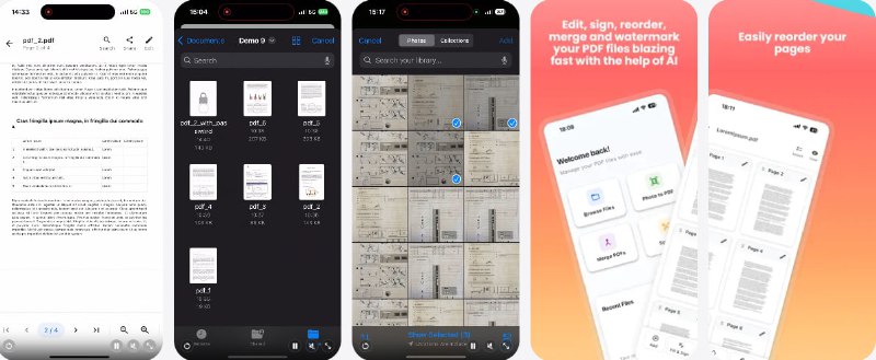 🧭 #应用限免 📂 软件名称：PDF Master - Scan, Edit & Sign 🍏 支持平台：#iOS 16.0+ 📊 软件价格：内购限免 🪟 软件简介：一款专业 PDF 工具，支持高清自动扫描，可对 PDF 进行合并、拆分、旋转、重排、删除页面，填写表单、添加可重复使用的数字签名和高亮批注