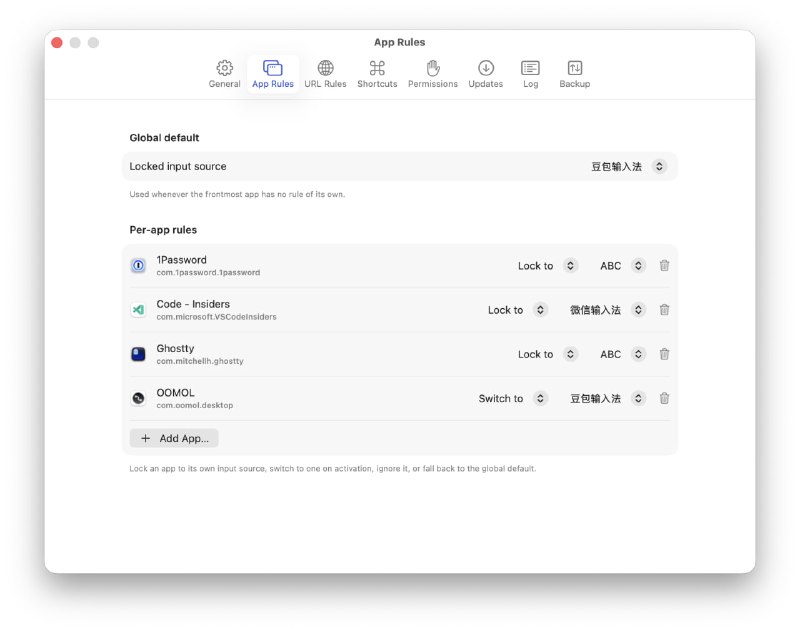 🧭 #优质应用 📂 软件名称：LockIME 🍏 支持平台：#macOS  📊 软件价格：免费 🪟 软件简介：一款 macOS 菜单栏应用，主要用于锁定用户的键盘输入源，防止误切换，提升多语言输入效率