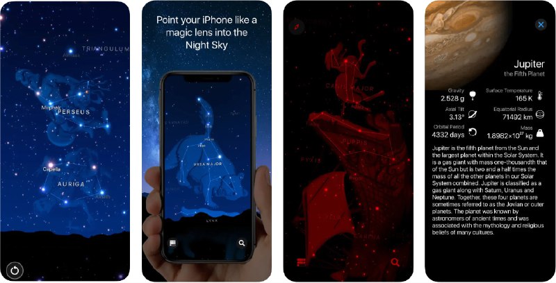🧭 #应用限免 📂 软件名称：Starlight® - Explore the Stars 🍏 支持平台：#iOS 12.1+ 📊 软件价格：¥22.00 -> ¥0.00 🪟 软件简介：一款让您可以探索夜空中星星的应用，将手机摄像头对准天空，该应用就会提供有关星星、行星、星座和天体的实时信息，适合观星爱好者以及满足孩子好奇心 🕸 软件下载：点击下载
