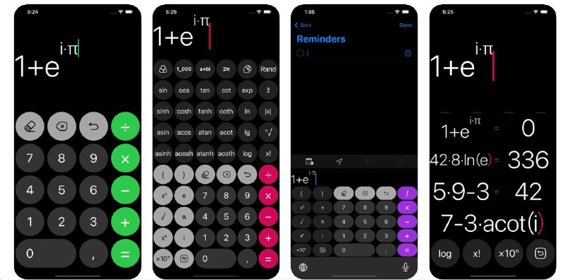 🧭 #优质应用 📂 软件名称：UniCount 🍏 支持平台：#iOS 13.0+ 📊 软件价格：免费 🪟 软件简介：一款支持复杂计算的科学计算器，它能够处理分数、指数、各种次方根的计算，并且包含各种三角函数