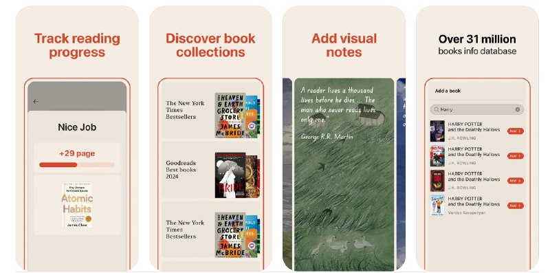 🧭 #应用限免 📂 软件名称：Bookwise - 读书追踪器 🍏 支持平台：#iOS 13.0+ 📊 软件价格：美区内购限免 🪟 软件简介：一款阅读进度管理应用，您可以创建个性化的虚拟图书馆，对书籍进行分类，跟踪阅读进度，并探索庞大的图书数据库，发现好书，添加读书笔记