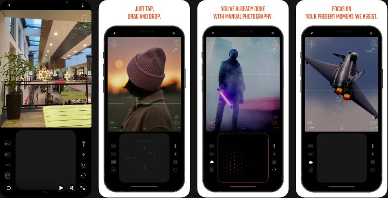 🧭 #应用限免 📂 软件名称：Delta Camera 🍏 支持平台：#iOS 14.5+ 📊 软件价格：￥28.00 -> ¥0.00 🪟 软件简介：一个相机应用，功能包括：单手势全手动控制 - 只需滑动手指即可调整 ISO、快门速度、曝光、对焦等；专业 RAW 支持 - 以 RAW 格式捕捉每个细节，为后期处理提供最大灵活性；创新的屏幕 HUD - 实时监控和调整所有设置，不会中断拍摄