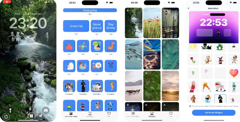 🧭 #应用限免 📂 软件名称：LockCanvas·Widget 🍏 支持平台：#iOS 16+ 📊 软件价格：￥38.00 -> ¥0.00 🪟 软件简介：一款个性化锁屏的小组件工具