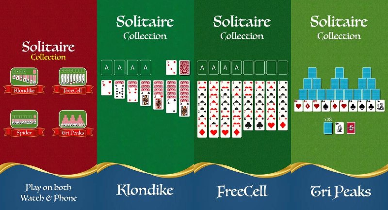 🧭 #应用限免 📂 软件名称：Solitaire Collection 🍏 支持平台：#iOS 12.0+ 📊 软件价格：￥8.00 -> ¥0.00 🪟 软件简介：一款包含 4 种经典纸牌游戏的合集 — 经典纸牌、空当接龙、蜘蛛纸牌、三峰纸牌