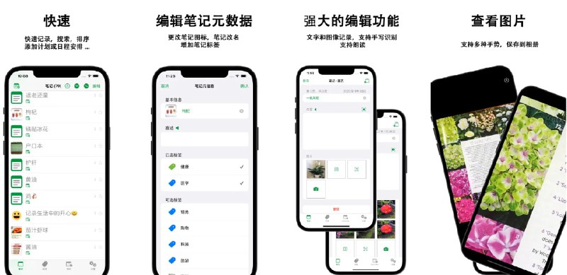 🧭 #应用限免 📂 软件名称：图文笔记专业版 🍏 支持平台：#iOS 16.0+ 📊 软件价格：￥15.00 -> ¥0.00 🪟 软件简介：一款文字和图片笔记工具，支持手写文字识别、相册图片识别、笔记朗读功能