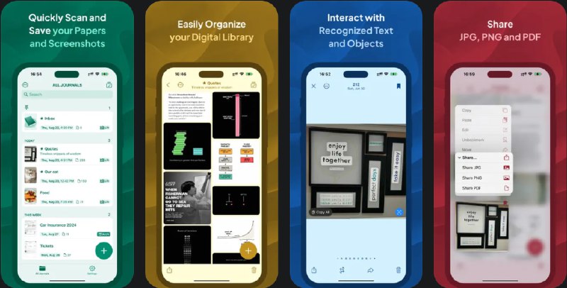 🧭 #应用限免 📂 软件名称：Journal Mate 🍏 支持平台：#iOS 16.0+ 📊 软件价格：¥22.00 -> ¥0.00 🪟 软件简介：一款方便的扫描仪和灵活的存储库，可以帮助你整理笔记、图片和截图