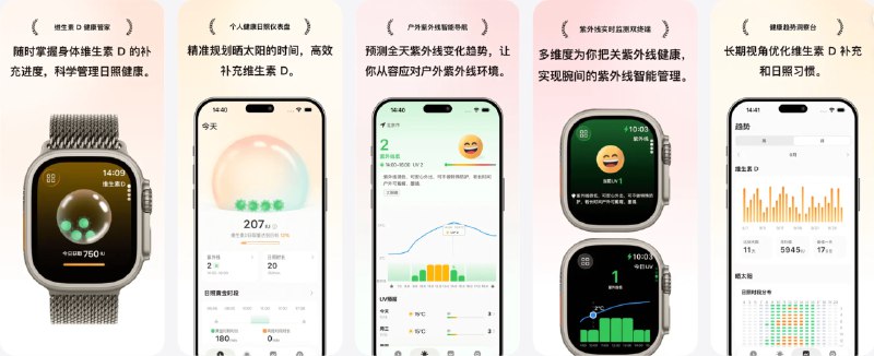 🧭 #应用限免 📂 软件名称：iSunning - UV Index & Tanning 🍏 支持平台：#iOS 16.0+ 📊 软件价格：内购限免（需重启一次应用） 🪟 软件简介：一款专注于紫外线监测与美黑管理的应用