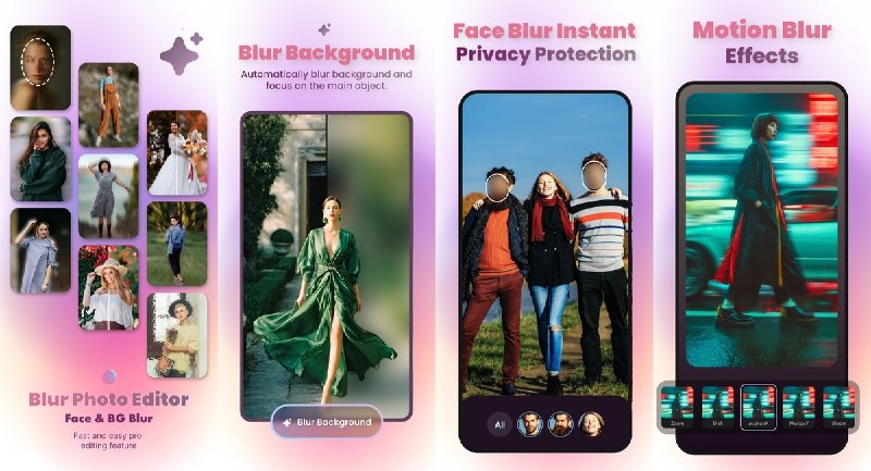 🧭 #应用限免 📂 软件名称：Blur Photo Editor: Face & BG 🍏 支持平台：#iOS 17.0+ 📊 软件价格：内购限免 🪟 软件简介：一款 AI 照片模糊编辑器，支持人脸自动识别模糊、背景虚化（DSLR 景深效果）、选择性模糊、高斯 / 马赛克 / 毛玻璃等多种模糊样式，内置 100 + 滤镜与基础编辑工具