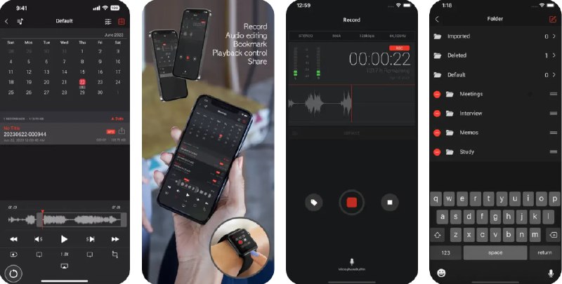 🧭 #应用限免 📂 软件名称：AVR X PRO - Voice Recorder 🍏 支持平台：#iOS 14.0+ 📊 软件价格：¥38.00 -> ¥0.00 🪟 软件简介：一款专业的录音应用，具备强大的录音功能和灵活的编辑工具