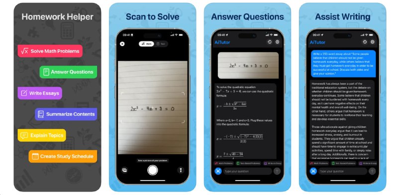 🧭 #应用限免 📂 软件名称：AI Homework Helper: AiTutor 🍏 支持平台：#iOS 16.0+ 📊 软件价格：¥28.00 -> ¥0.00 🪟 软件简介：一款基于人工智能的作业助手应用，适用于各个年龄段和教育水平的学生