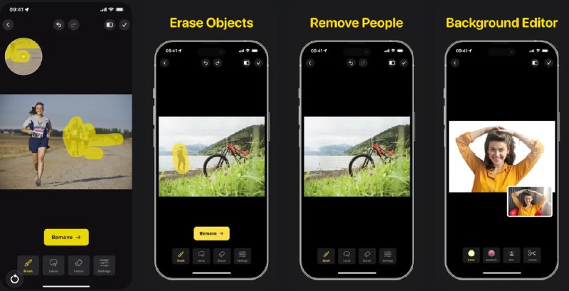 🧭 #应用限免 📂 软件名称：AI Photo Editor: AiRetouch 🍏 支持平台：#iOS 15.0+ 📊 软件价格：内购限免 🪟 软件简介：一款强大的照片编辑工具，利用先进的AI技术，助您一键修改照片