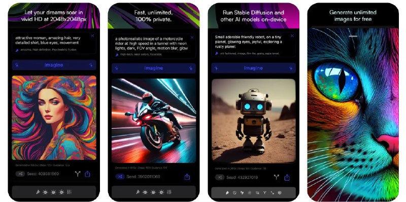 🧭 #应用限免 📂 软件名称：Sogni - AI Art Generator 🍏 支持平台：#iOS 17.0+ #macOS 14.0+ 📊 软件价格：¥128.00 -> ¥0.00 🪟 软件简介：一款强大的人工智能媒体生成器，让您将想象力转化为高清图像和视频